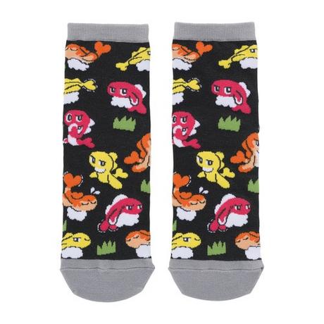 Pokémon Tatsugiri Schwarze Gemusterte Socken  