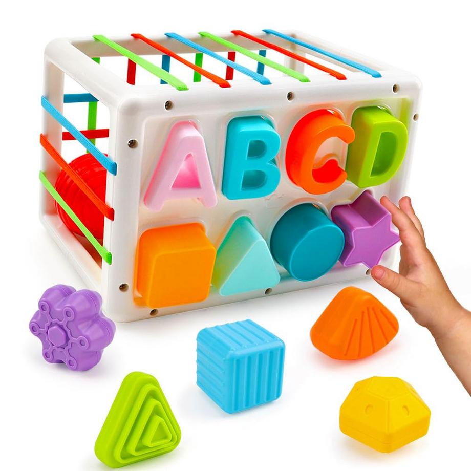 Kinderspielzeug , Motorikspielzeug Sortier- und Stapelspielzeug