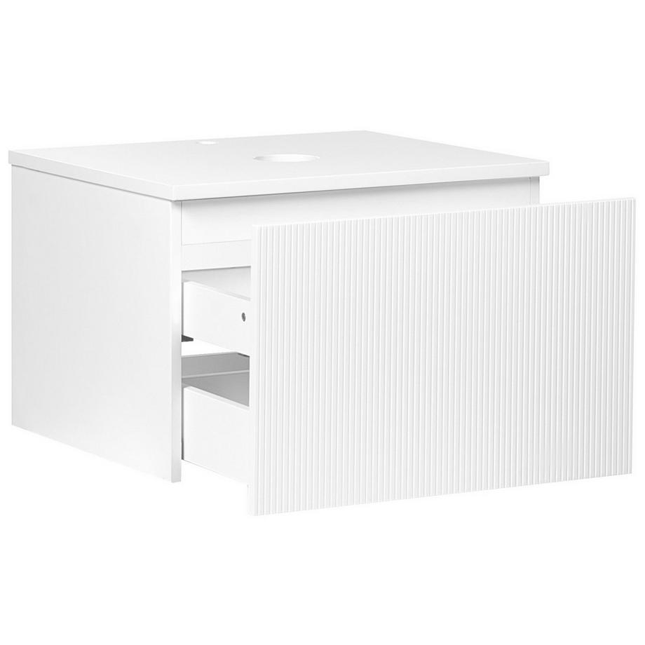 Beliani Wandmontierter Waschbeckenunterschrank aus MDF-Platte Modern ALZIRA  