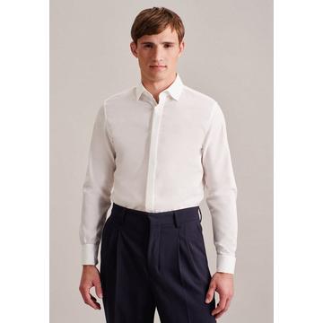 Chemise de soirée Slim Fit Manche longue Uni