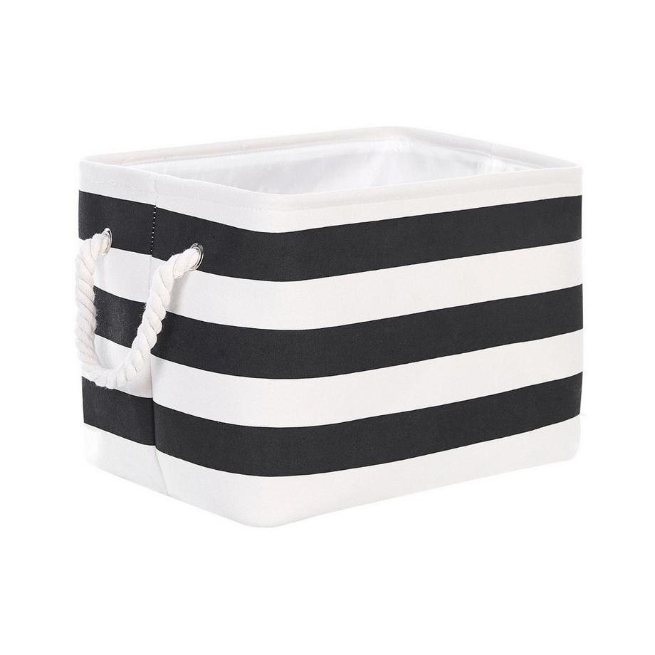 Beliani Set di 3 cestini en Tessuto Classico DARQAB  