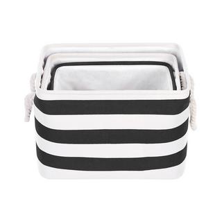 Beliani Lot de 3 paniers en Tissu Traditionnel DARQAB  