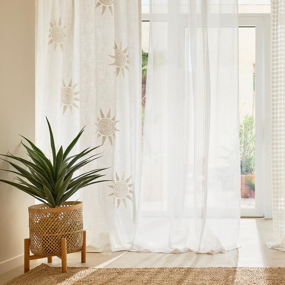 La Redoute Intérieurs Übertopf Bambu aus Bambus mit Fuss  