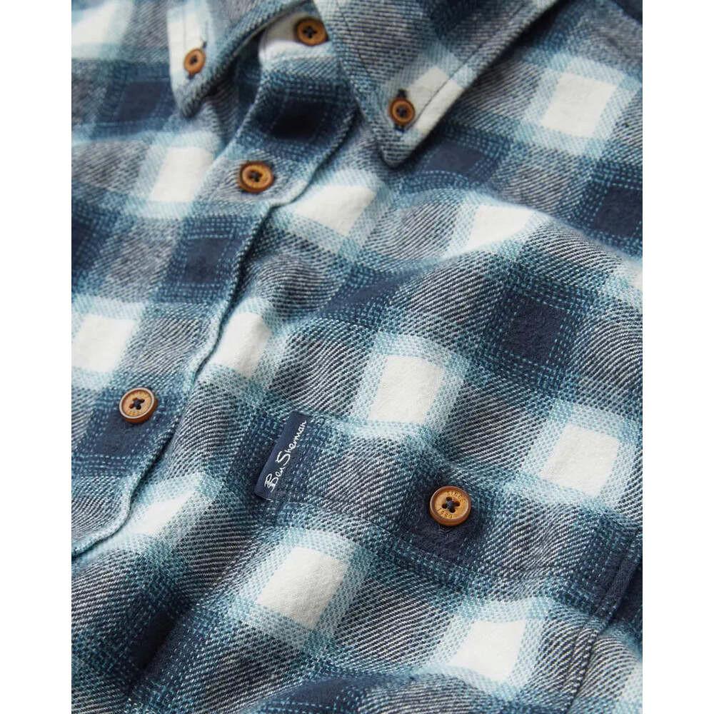 BEN SHERMAN  caicia ben sheran brushed obre check 