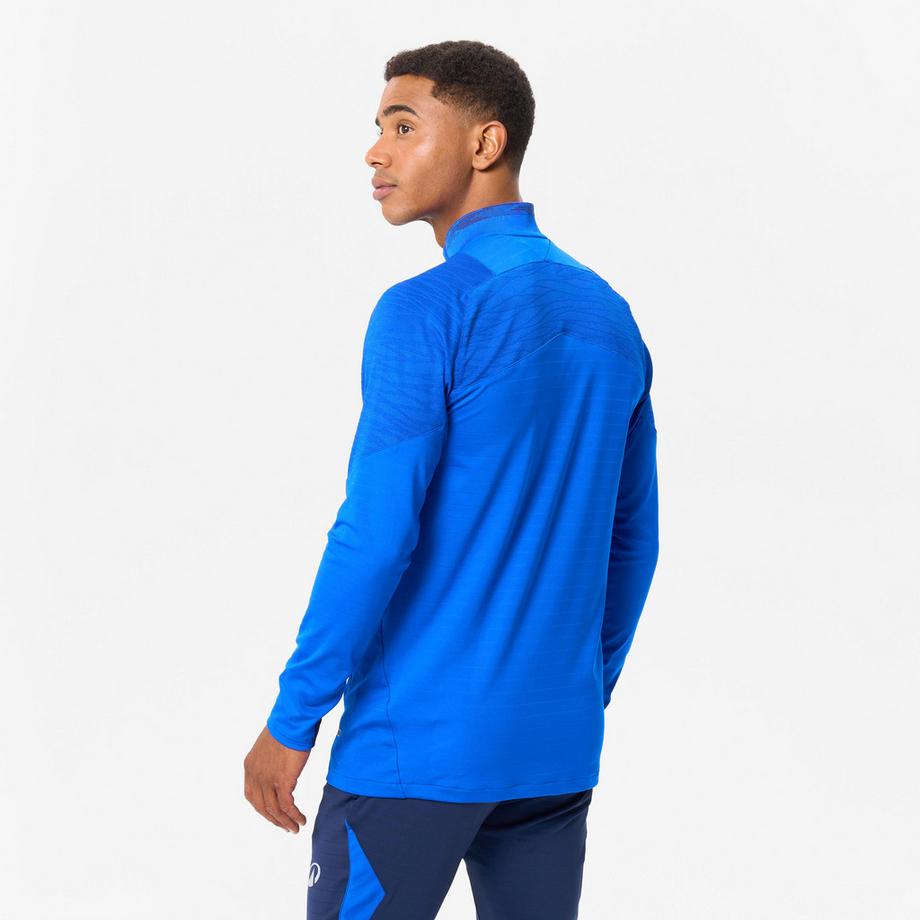 KIPSTA  Sweat-shirt football demi-zip polyester 