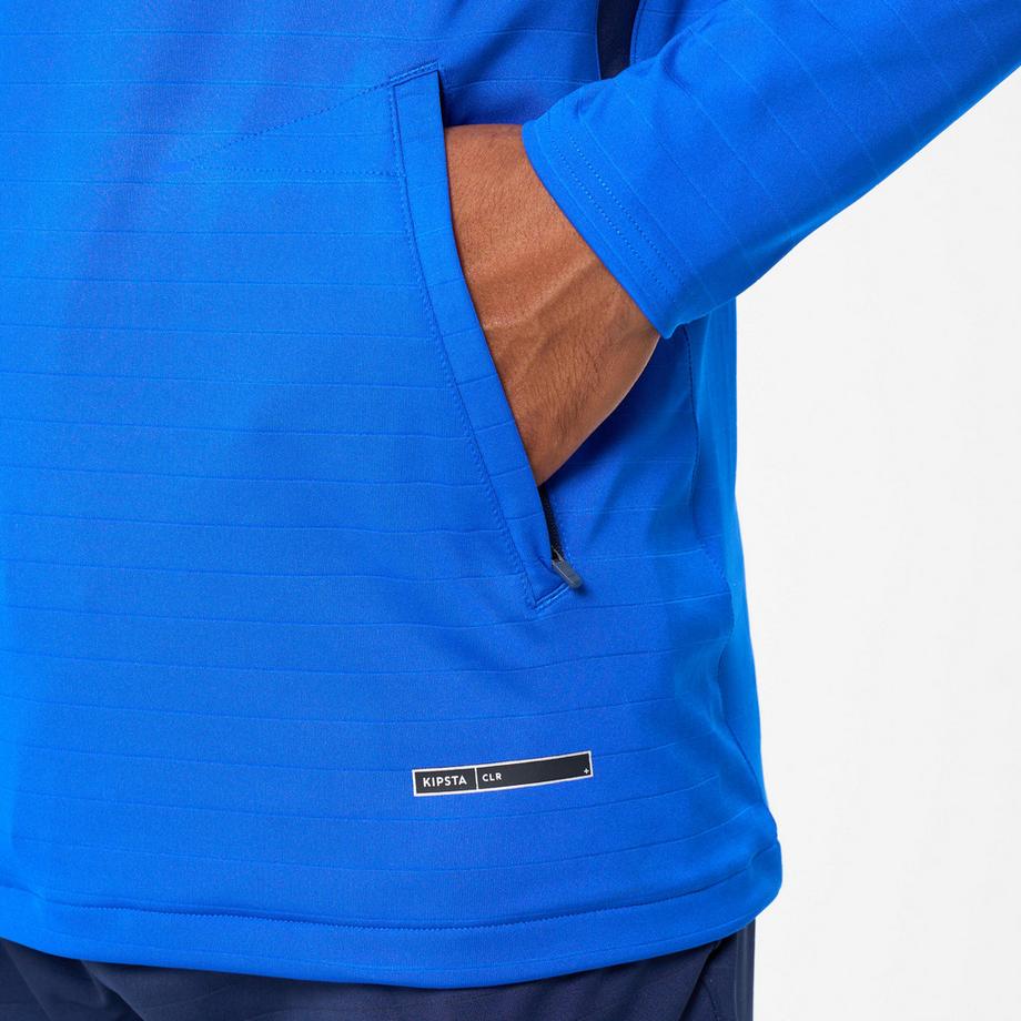 KIPSTA  Sweat-shirt football demi-zip polyester 