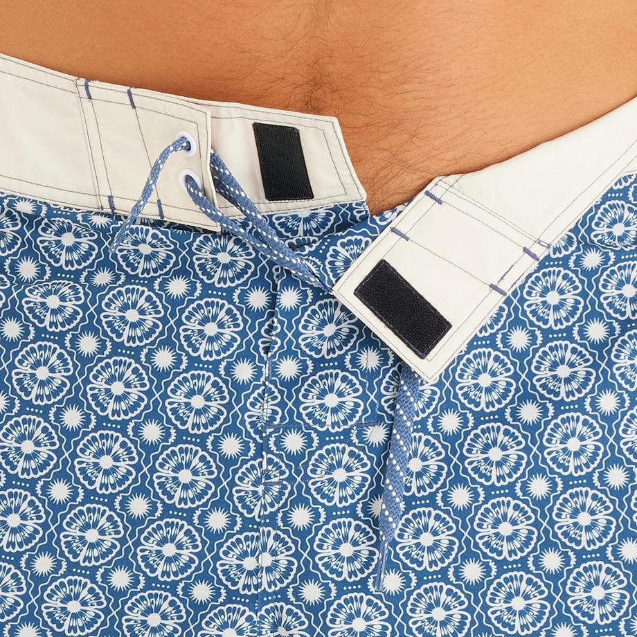 OLAIAN Boardshorts Surf 500 18 Zoll Lang Marineblau  