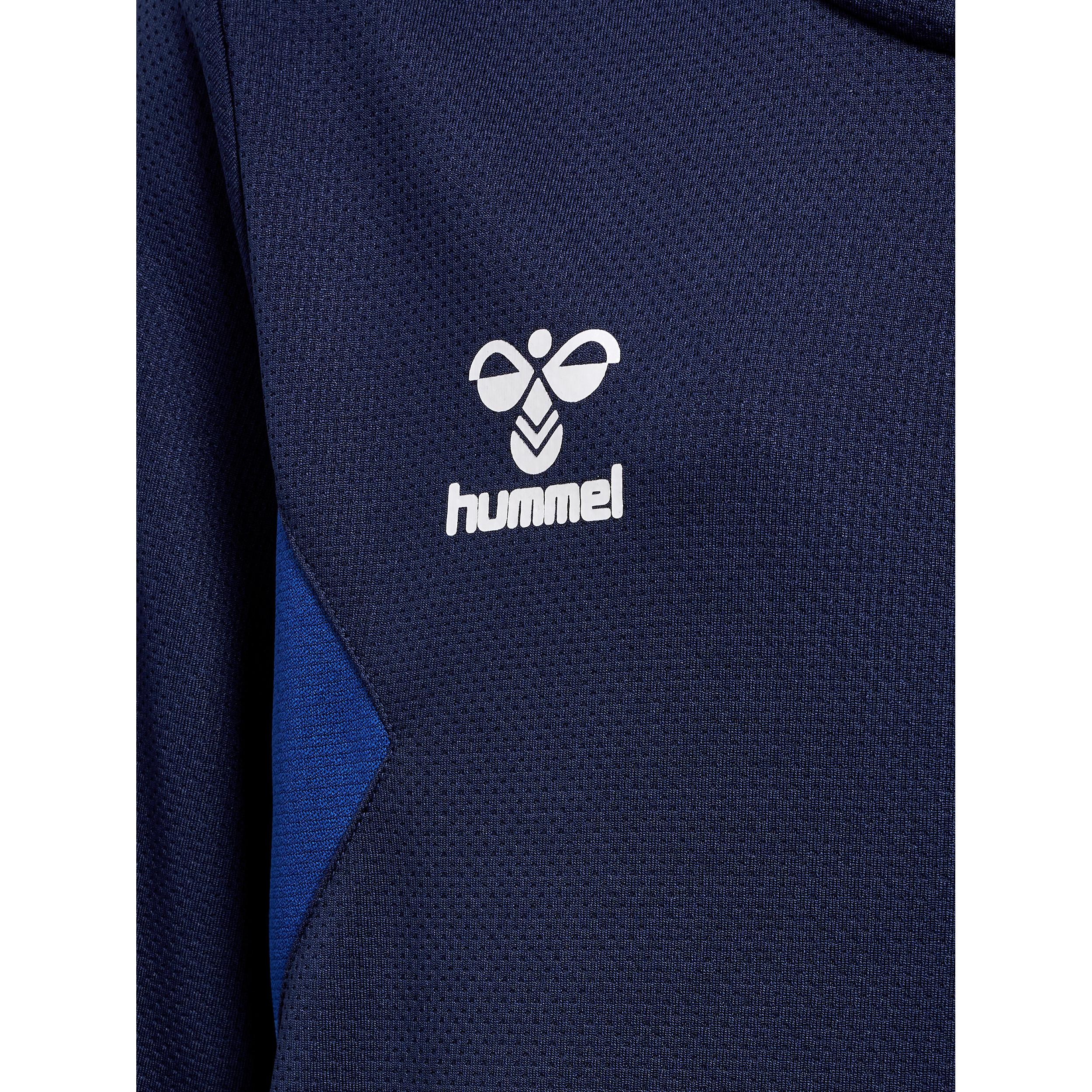 Hummel  kinder-trainingsjacke mit kapuze und reißverschluss aus polyester authentic 