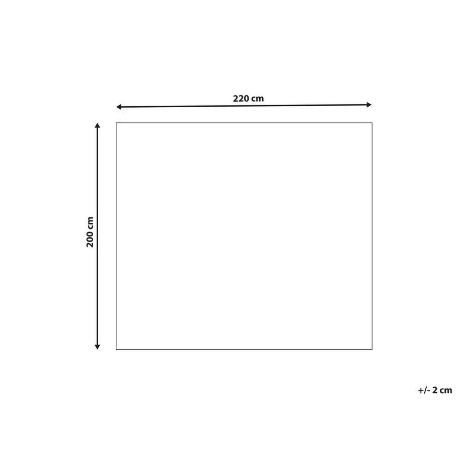 Beliani NAPE Polyester Tagesdecke  