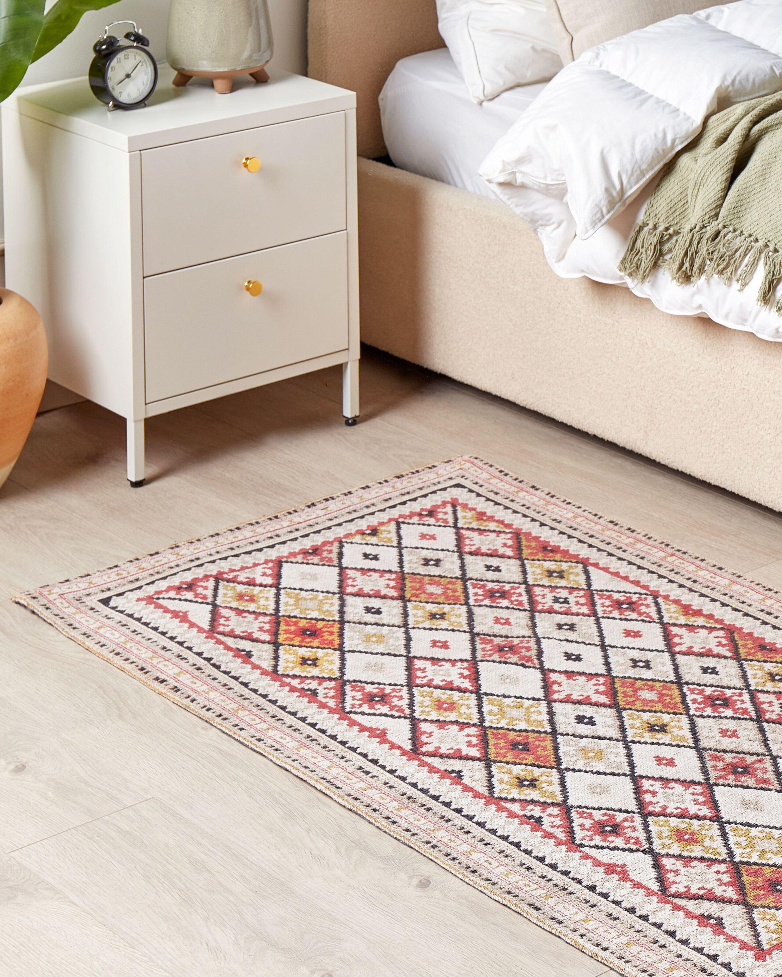 Beliani Tapis en Coton Traditionnel ANADAG  