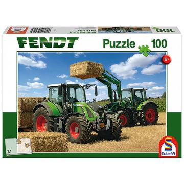 Puzzle Fendt 724 / 716 Vario mit Frontlader Cargo 4x85 (100Teile)