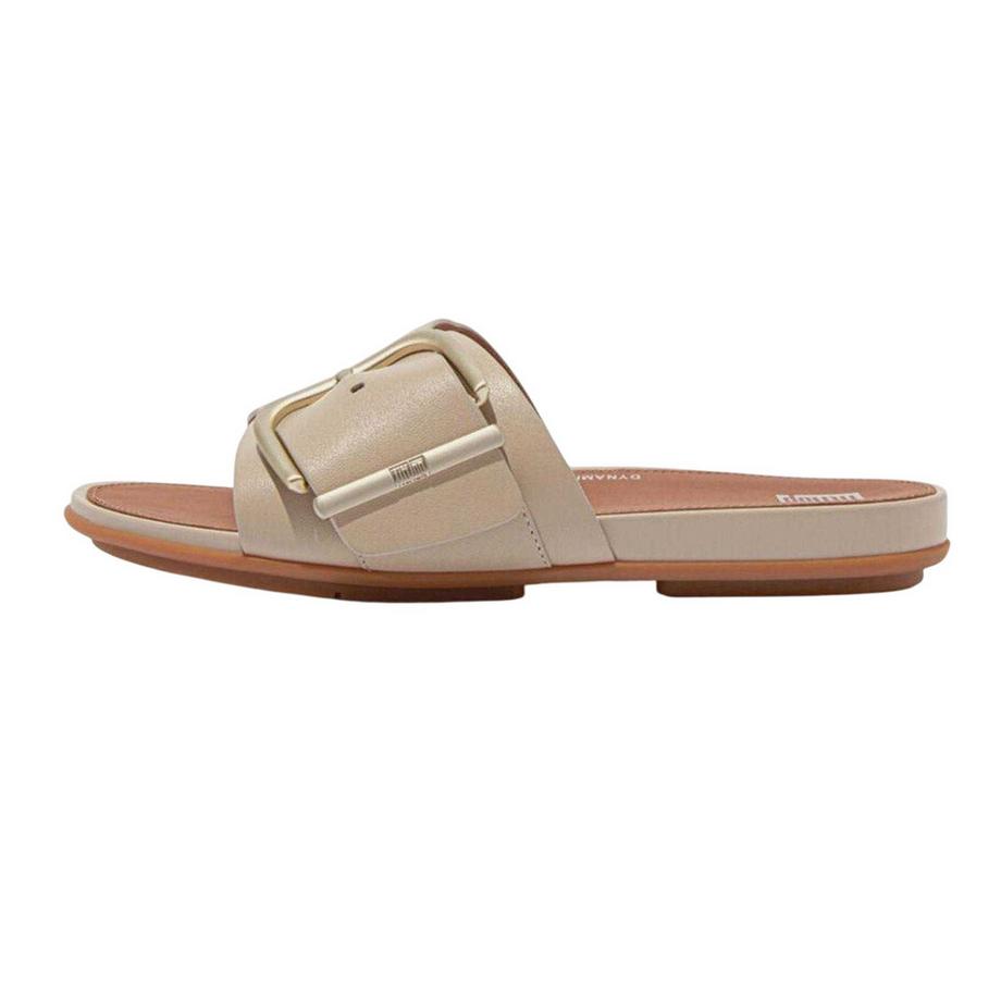 Fitflop Slider in Pelle con Fibbia  