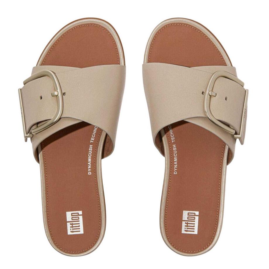 Fitflop Slider in Pelle con Fibbia  