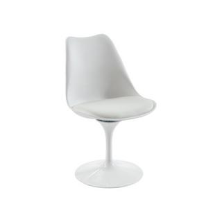 Vente-unique Sedia in Polipropilene e Metallo Bianco - Lotto di 2 - XAFY  