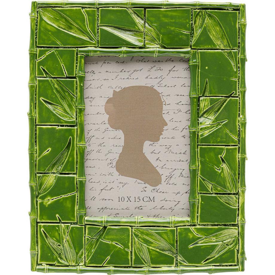 Cadre photo Leaf vert 10x15