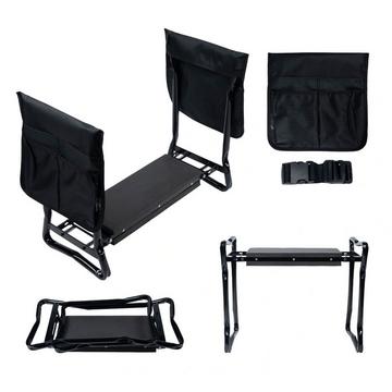 Tabouret pliable à genoux pour le jardinage, ceinture à outils, 2 organisateurs