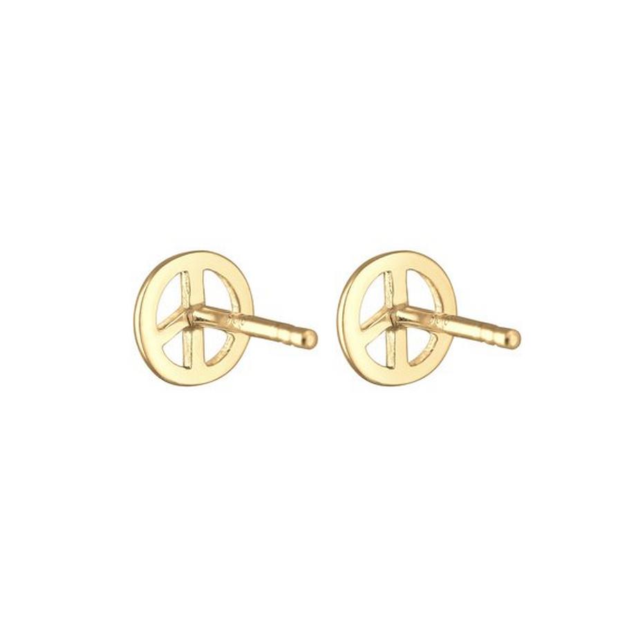 Elli  Boucles d'Oreilles Signe De Paix En Filigrane 