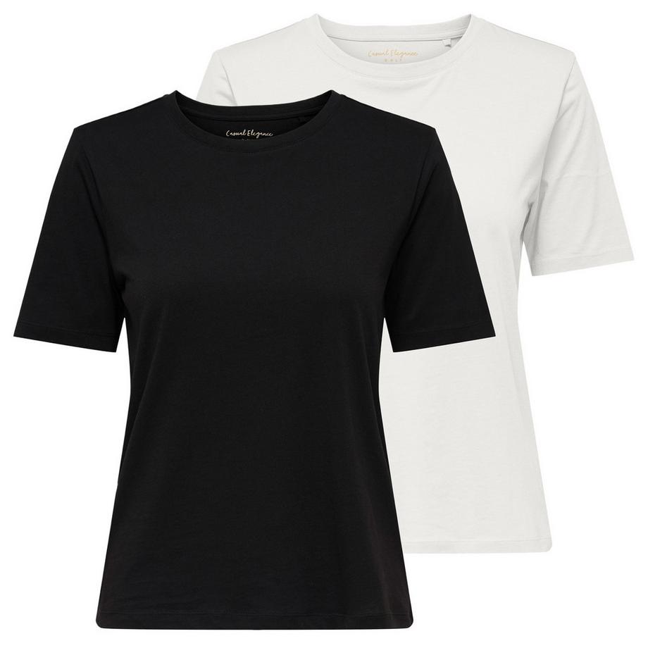 Maglietta Donne Confezione da 2 Vestibilità ampia-ONLHAPPY O-NECK TEE