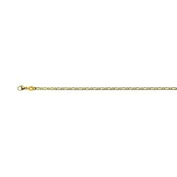 Fusskette Figaro Gelbgold 750, 24cm, 2.3mm
