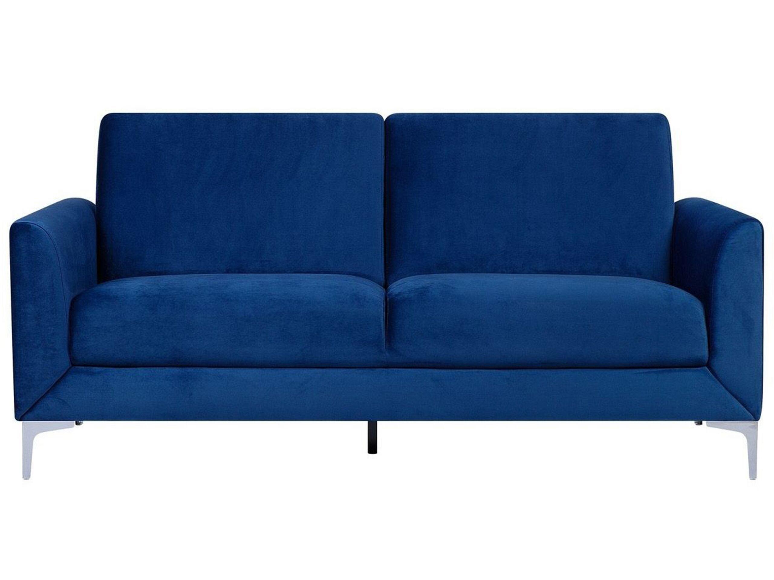 Beliani 3 Sitzer Sofa aus Samtstoff Modern FENES  