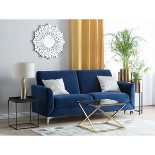 Beliani 3 Sitzer Sofa aus Samtstoff Modern FENES  