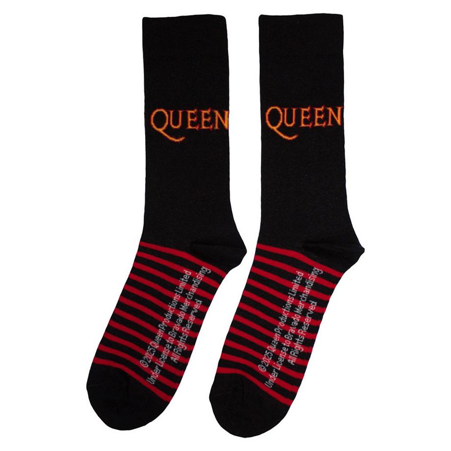 Queen Calzini A Strisce Logo  