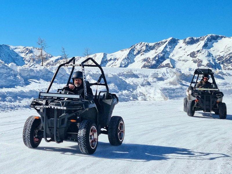 Smartbox  Sessione di guida di buggy su ghiaccio all'Alpe d'Huez per 2 persone - Cofanetto regalo 