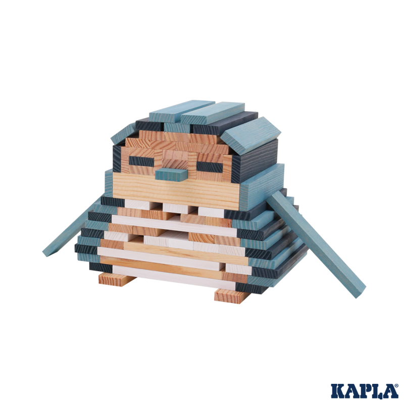 KAPLA  KAPLA Baukasten Winter,weiss,natur 200 Stück 