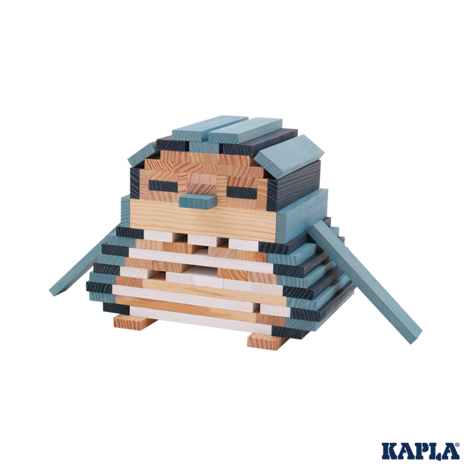 KAPLA  KAPLA Boîte de construction hiver bleu,blanc,naturel 200 pièces, Kapla 