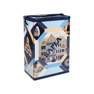 KAPLA Boîte de construction hiver bleu,blanc,naturel 200 pièces, Kapla