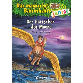 Das magische Baumhaus junior (Band 30) - Der Herrscher der Meere Pope Osborne, Mary; Loewe Kinderbücher (Hrsg.); Knipping, Jutta (Illustrationen); Rahn, Sabine (Übersetzung) Copertina rigida 