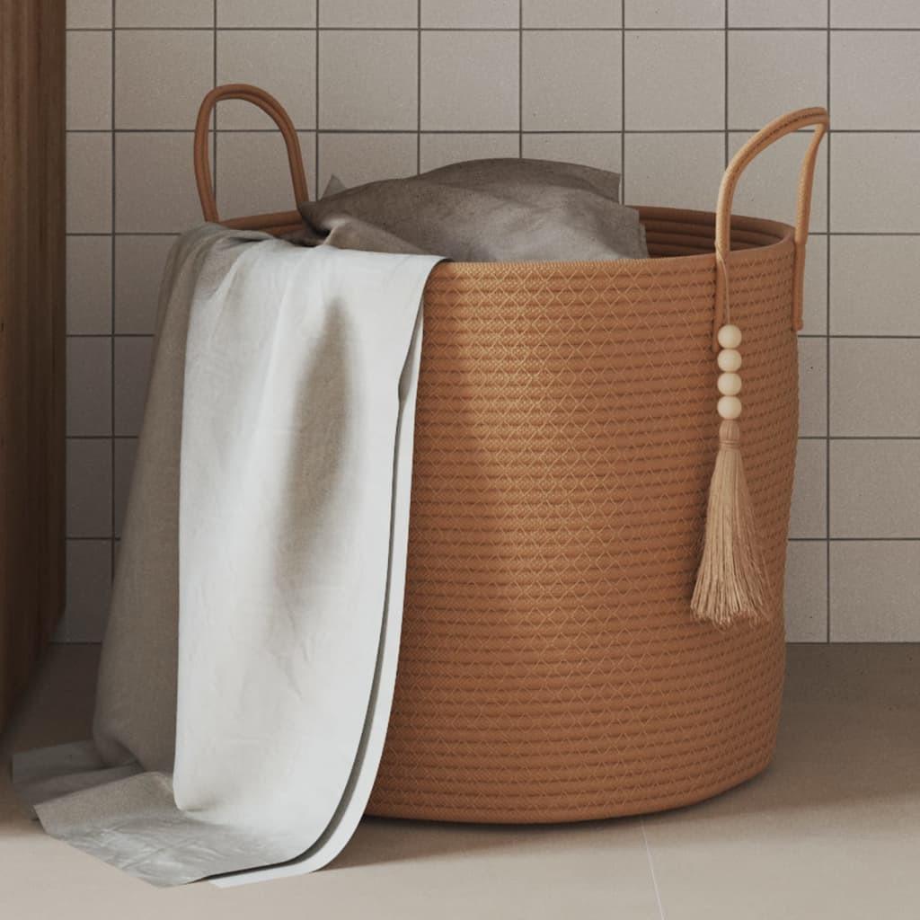 VidaXL Panier de rangement coton  