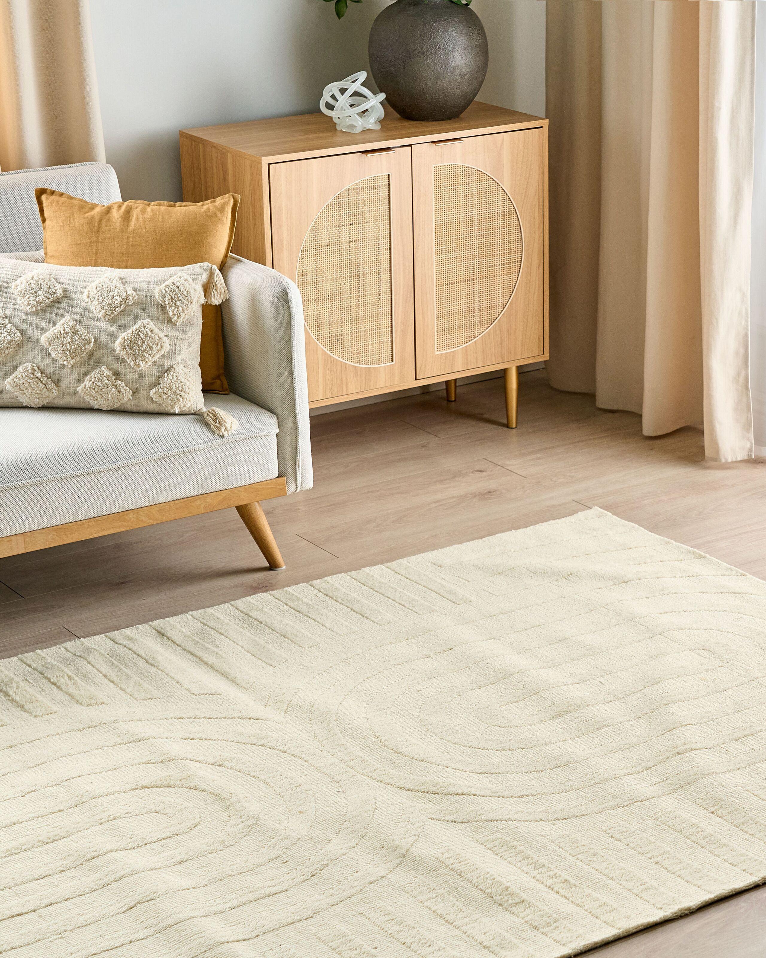 Beliani Tapis en Laine Scandinave MASTUNG  