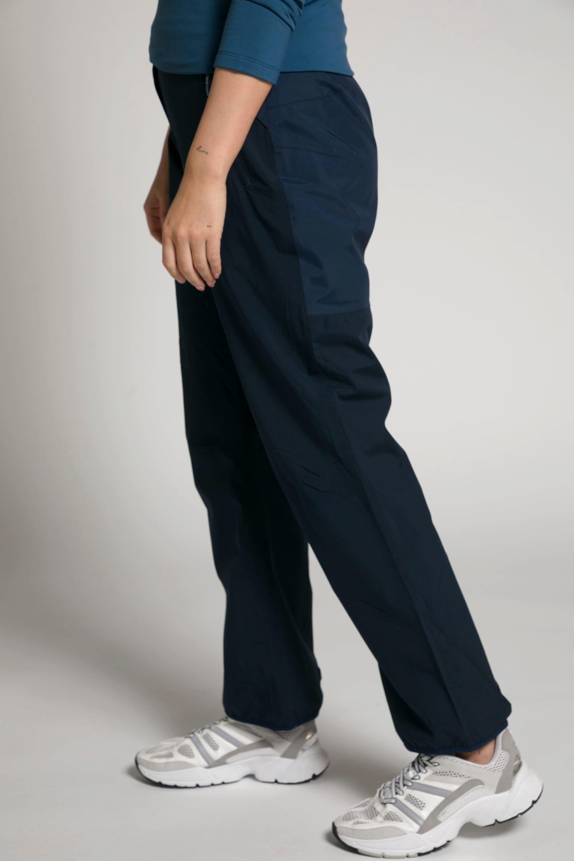 Ulla Popken  Pantalon fonctionnel, poches zippées, velcro 