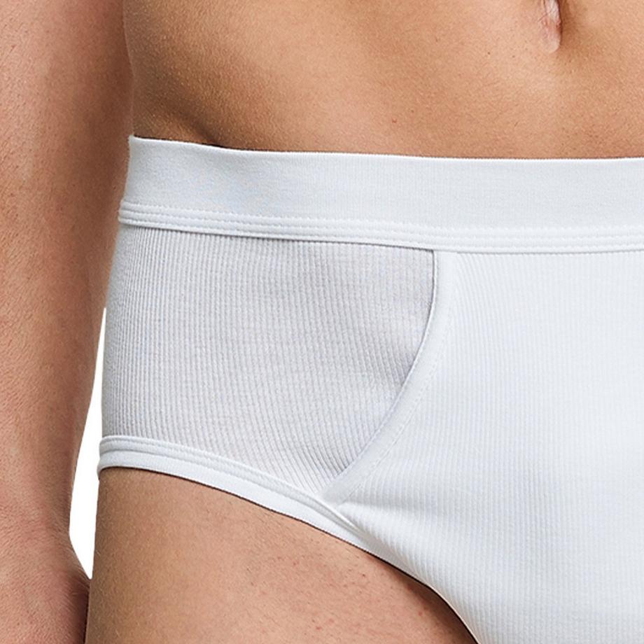 Schiesser Cotton Essentials Doppelripp Sportslip 4er Pack  