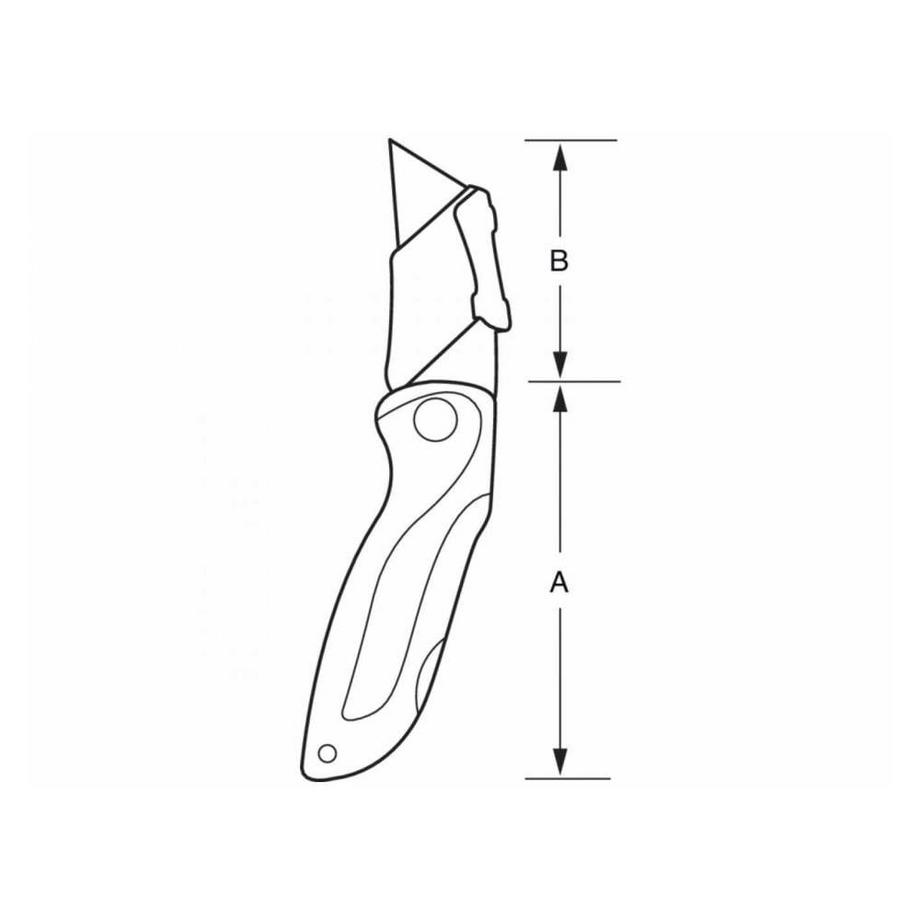 Bahco  Couteau de sport avec deux lames 