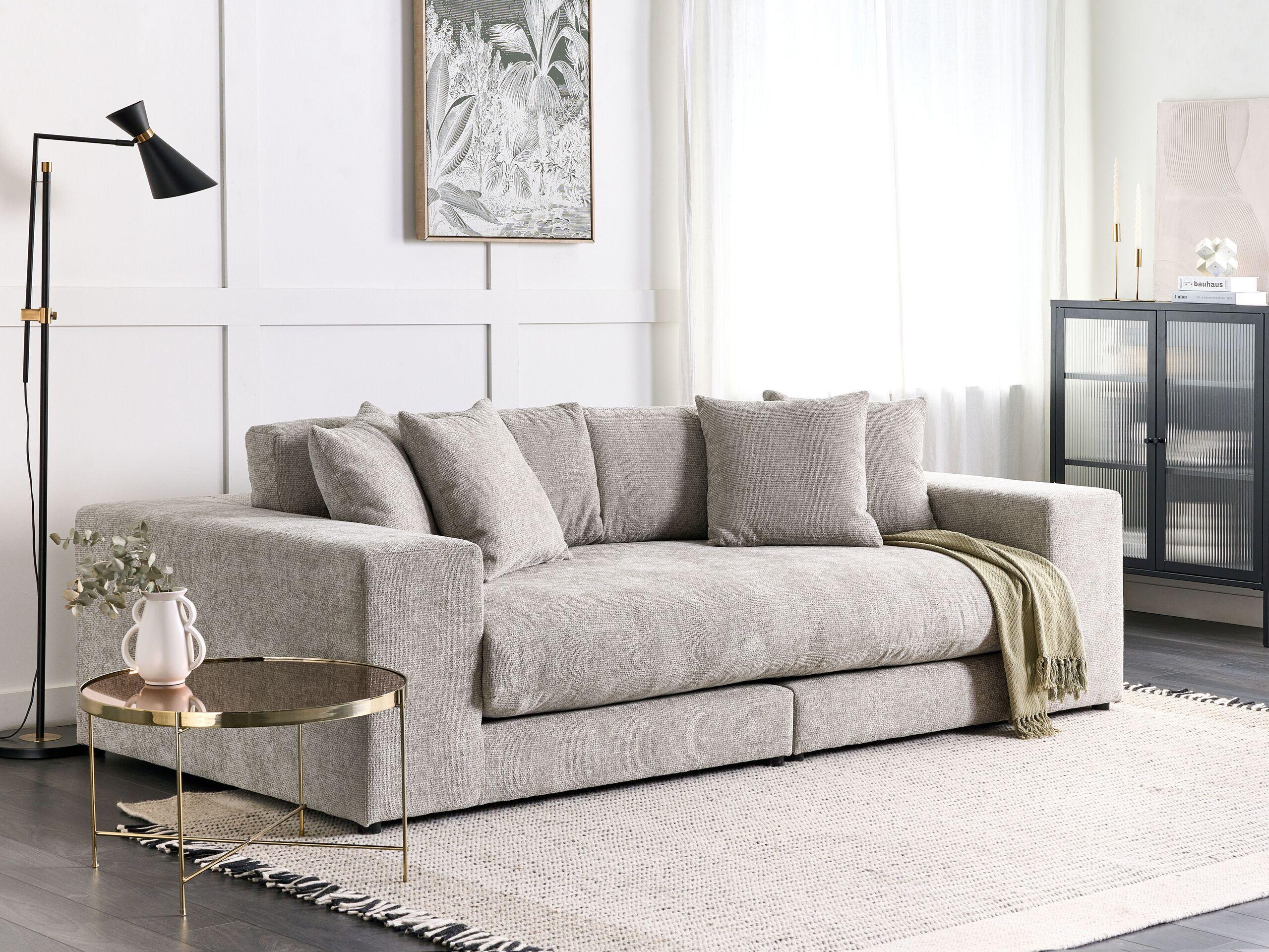 Beliani 3 Sitzer Sofa aus Polyester Modern GLORVIKA  