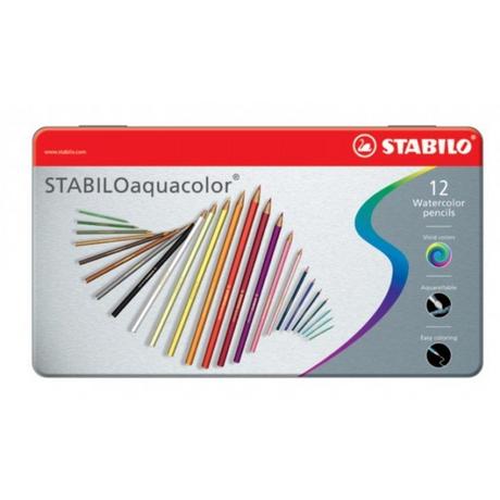 STABILO STABILO Farbstift aquacolor 2,8mm 16125 12 Stück  