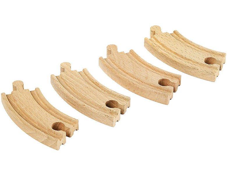 BRIO  Petits rails courbes - 90 mm 