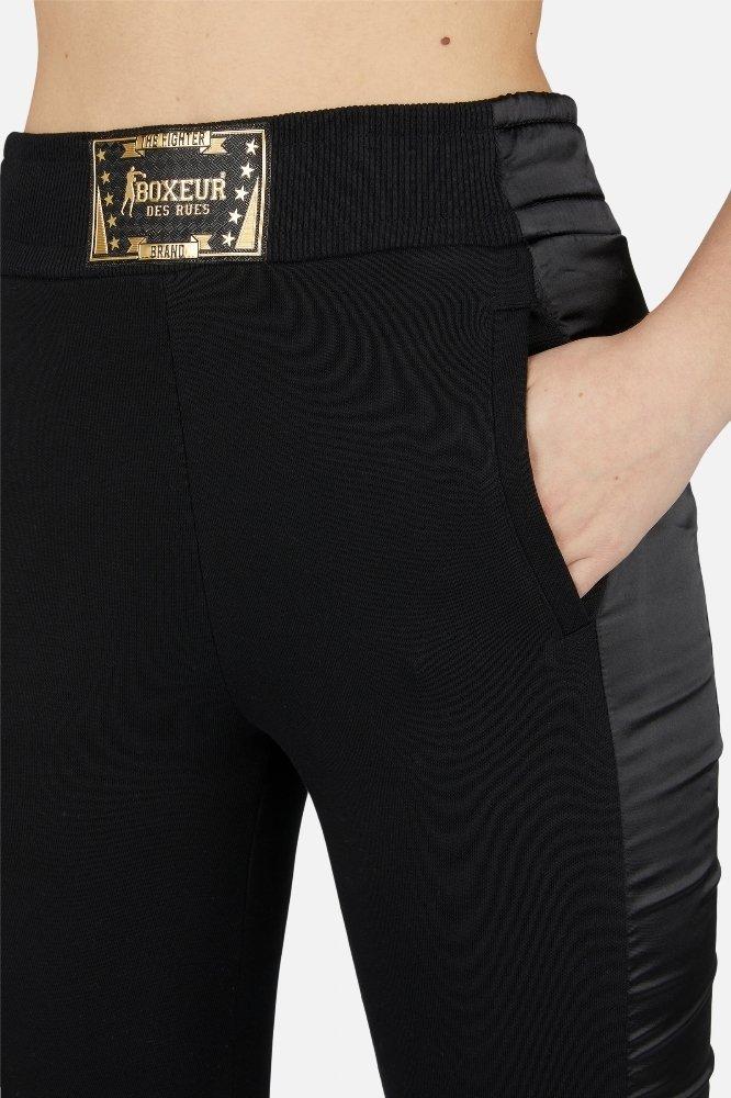 BOXEUR DES RUES  High Waist Sweatpants W/Satin 