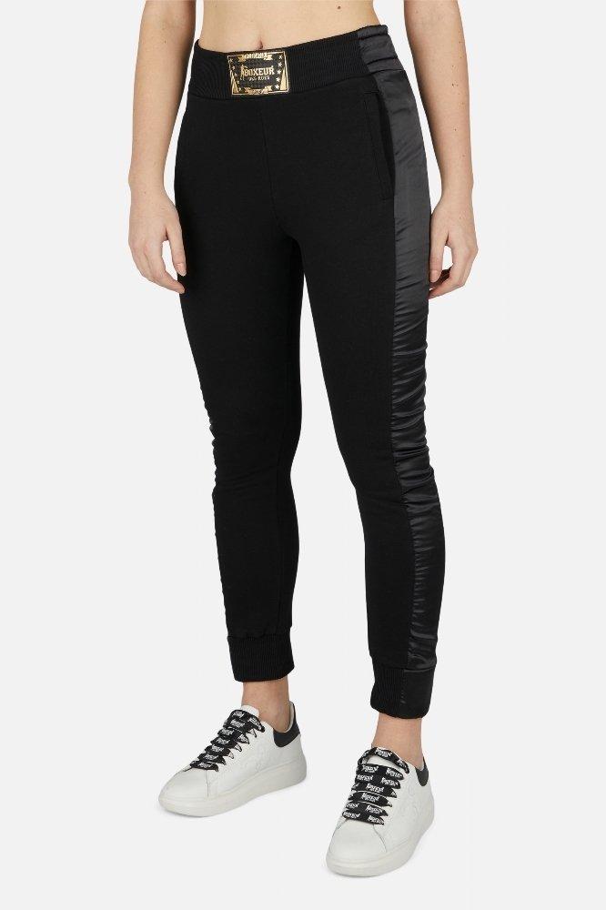 BOXEUR DES RUES  High Waist Sweatpants W/Satin 