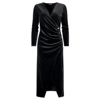 Joe Browns  Velour-Wickelkleid mit Rüschen 