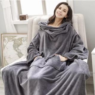 Ruhhy Sweatshirt Decke Grau  