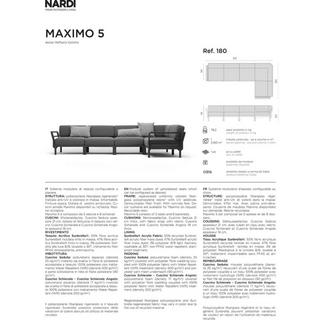 NARDI outdoor Gartenlounge Maximo (5-tlg)  