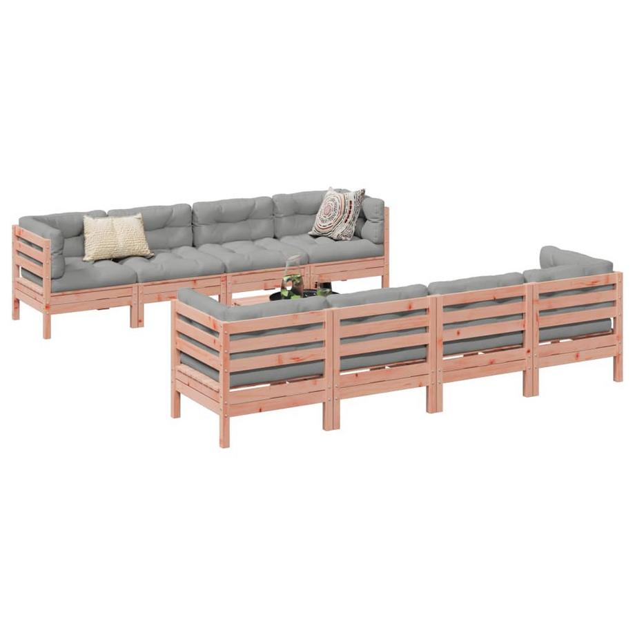 VidaXL Salon de jardin bois  