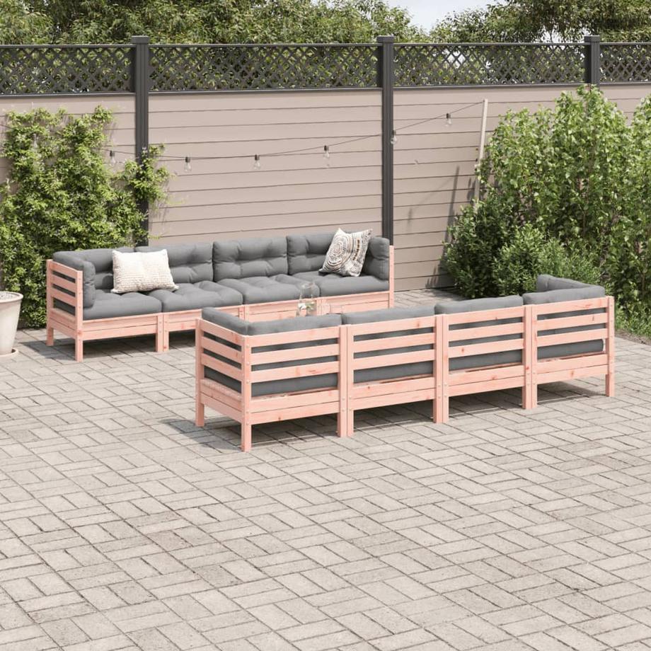 VidaXL Salon de jardin bois  