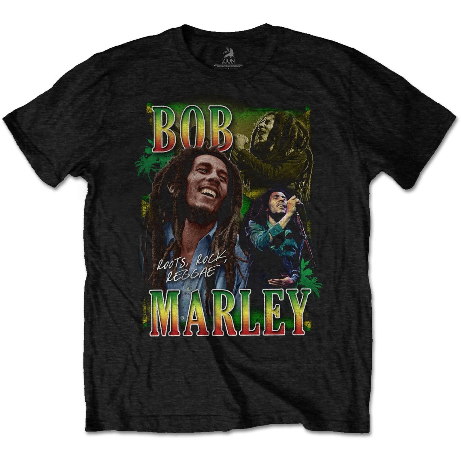 Bob Marley  Roots Rock Reggae Homage TShirt 