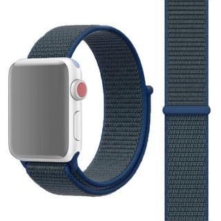 Cover-Discount  Apple Watch 38/40/41 mm - Cinturino in nylon con velcro blu-verde 