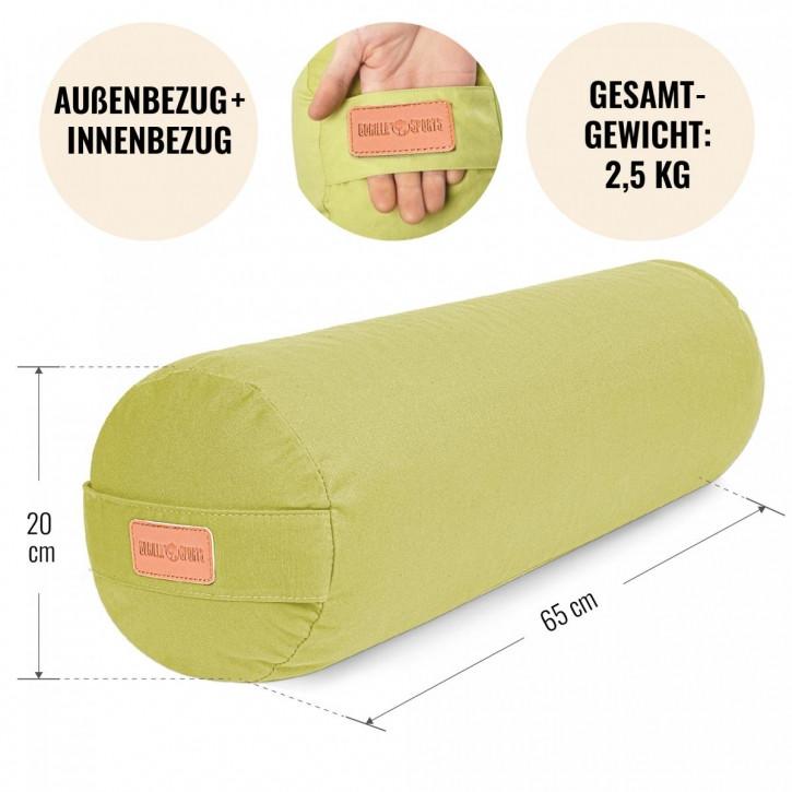 Gorilla Sports  Yoga Bolster 