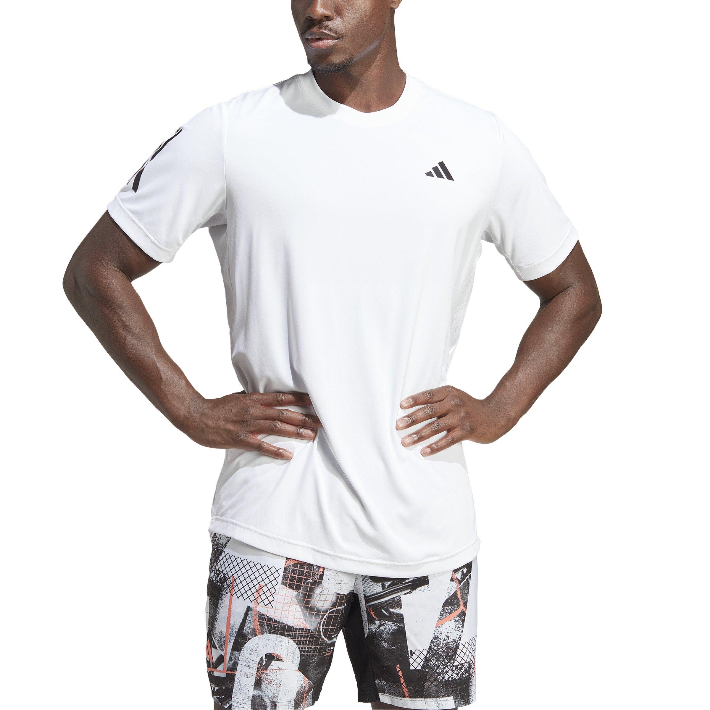 adidas  T-shirt de tennis Club 3 bandes blanc 